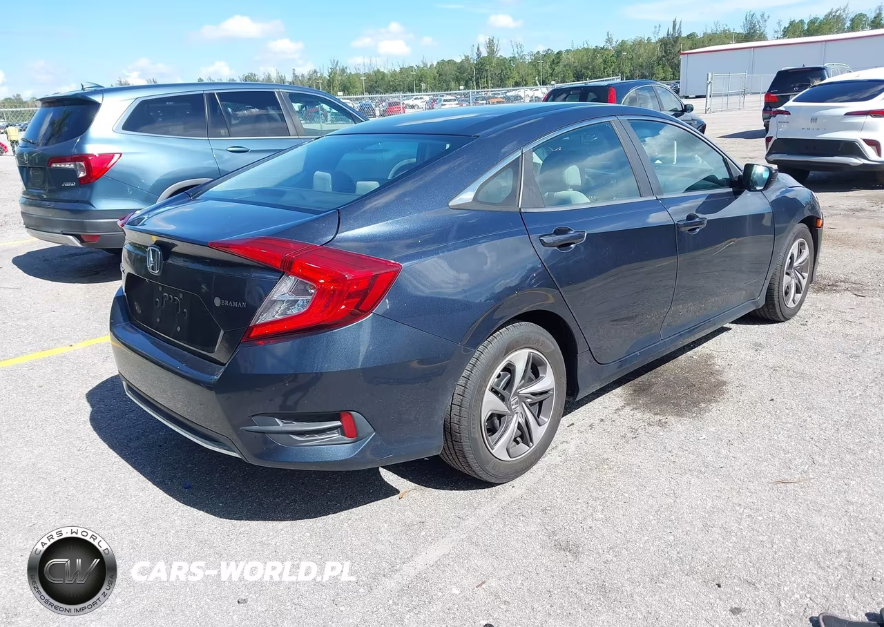 2020 Honda Civic Lx VIN:19XFC2F60LE009835 - 4