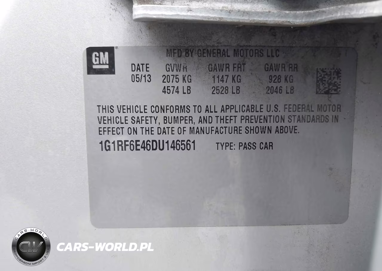 2013 Chevrolet Volt VIN:1G1RF6E46DU146561 - 9