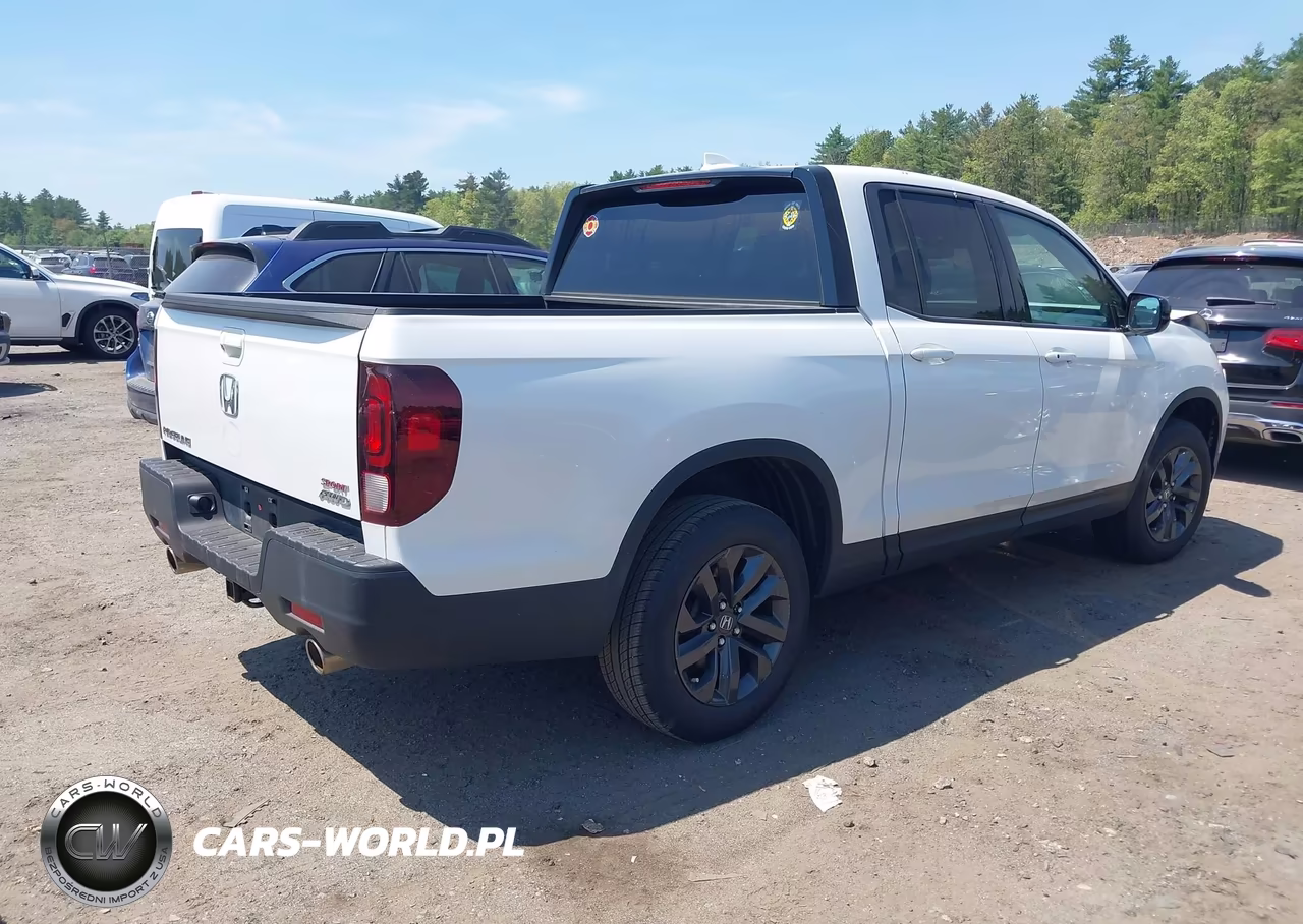 2021 Honda Ridgeline Awd Sport VIN:5FPYK3F14MB008499 - 4