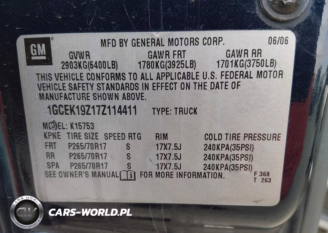 2007 Chevrolet Silverado 1500 Classic Lt1 VIN:1GCEK19Z17Z114411 - 9