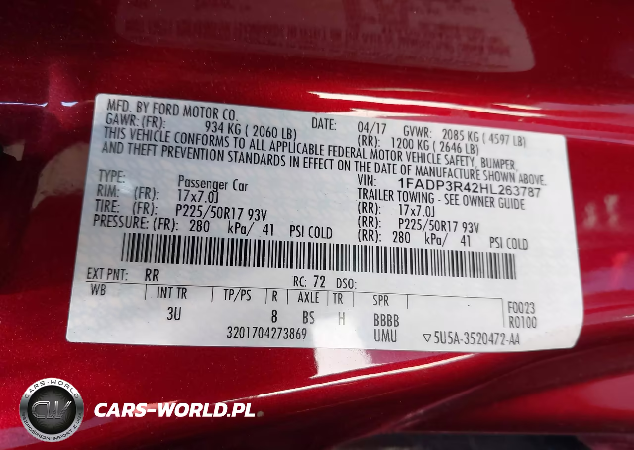 2017 Ford Focus Electric VIN:1FADP3R42HL263787 - 9