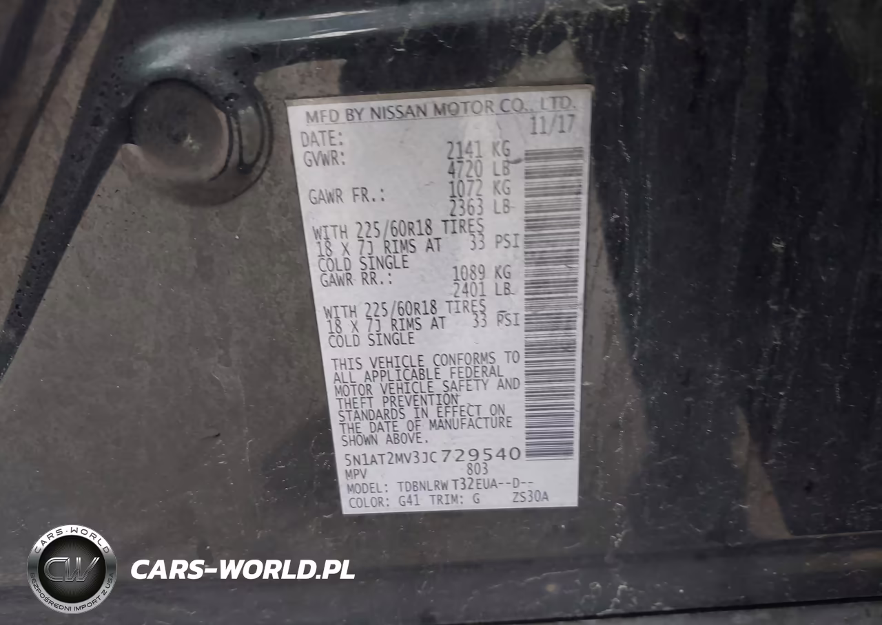 2018 Nissan Rogue Sl VIN:5N1AT2MV3JC729540 - 9