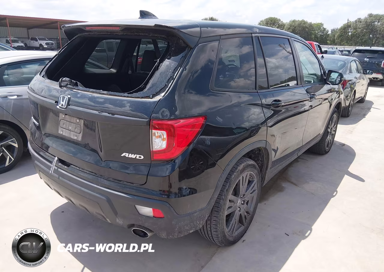2021 Honda Passport Awd Ex-L VIN:5FNYF8H54MB006195 - 4