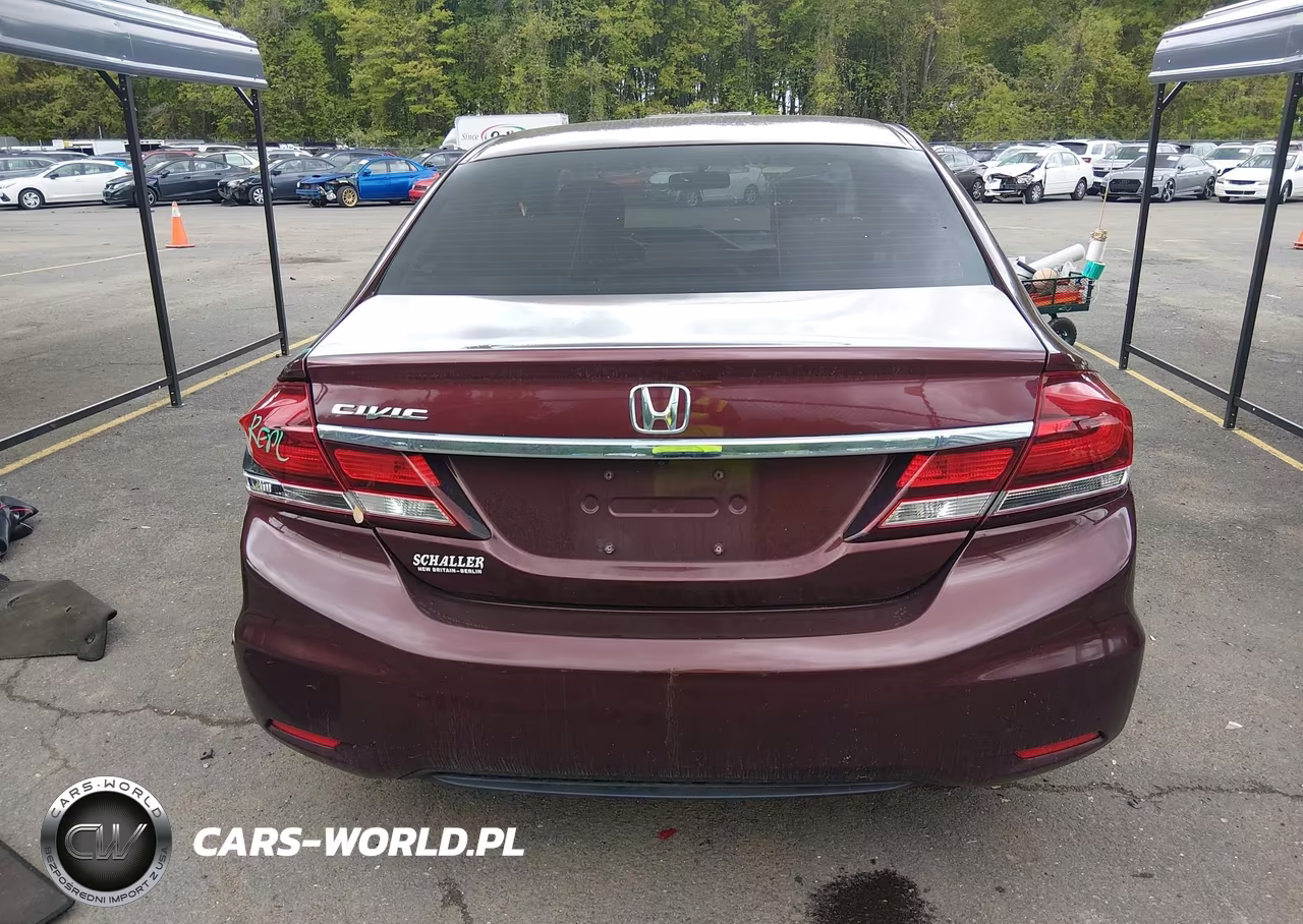 2014 Honda Civic Lx VIN:2HGFB2F51EH543106 - 16