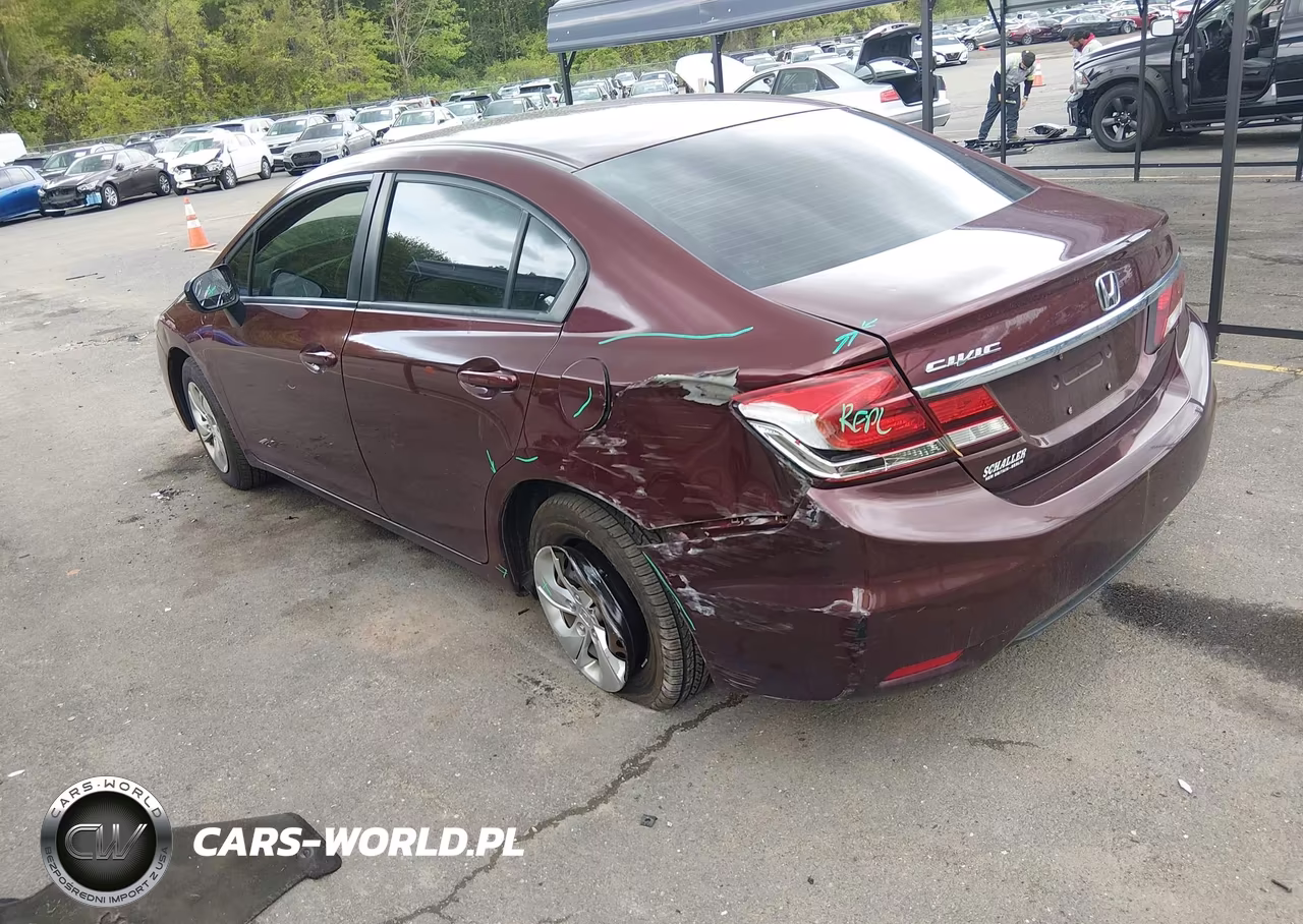 2014 Honda Civic Lx VIN:2HGFB2F51EH543106 - 3
