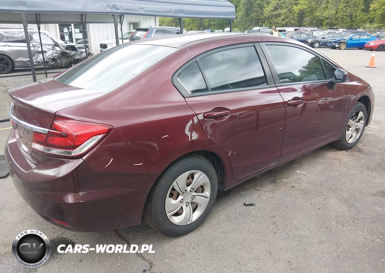 2014 Honda Civic Lx VIN:2HGFB2F51EH543106 - 4