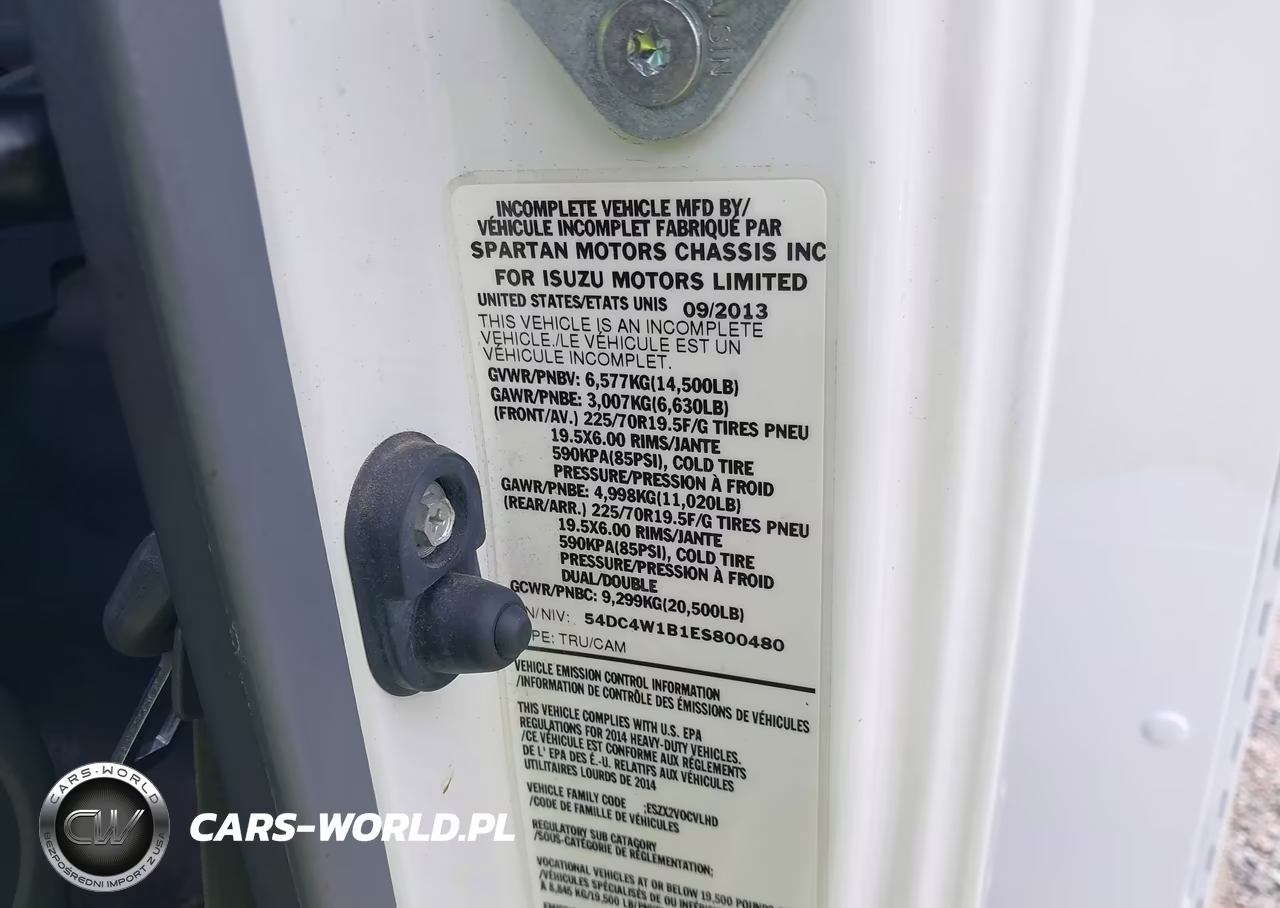 2014 Isuzu Npr Gas Reg VIN:54DC4W1B1ES800480 - 8
