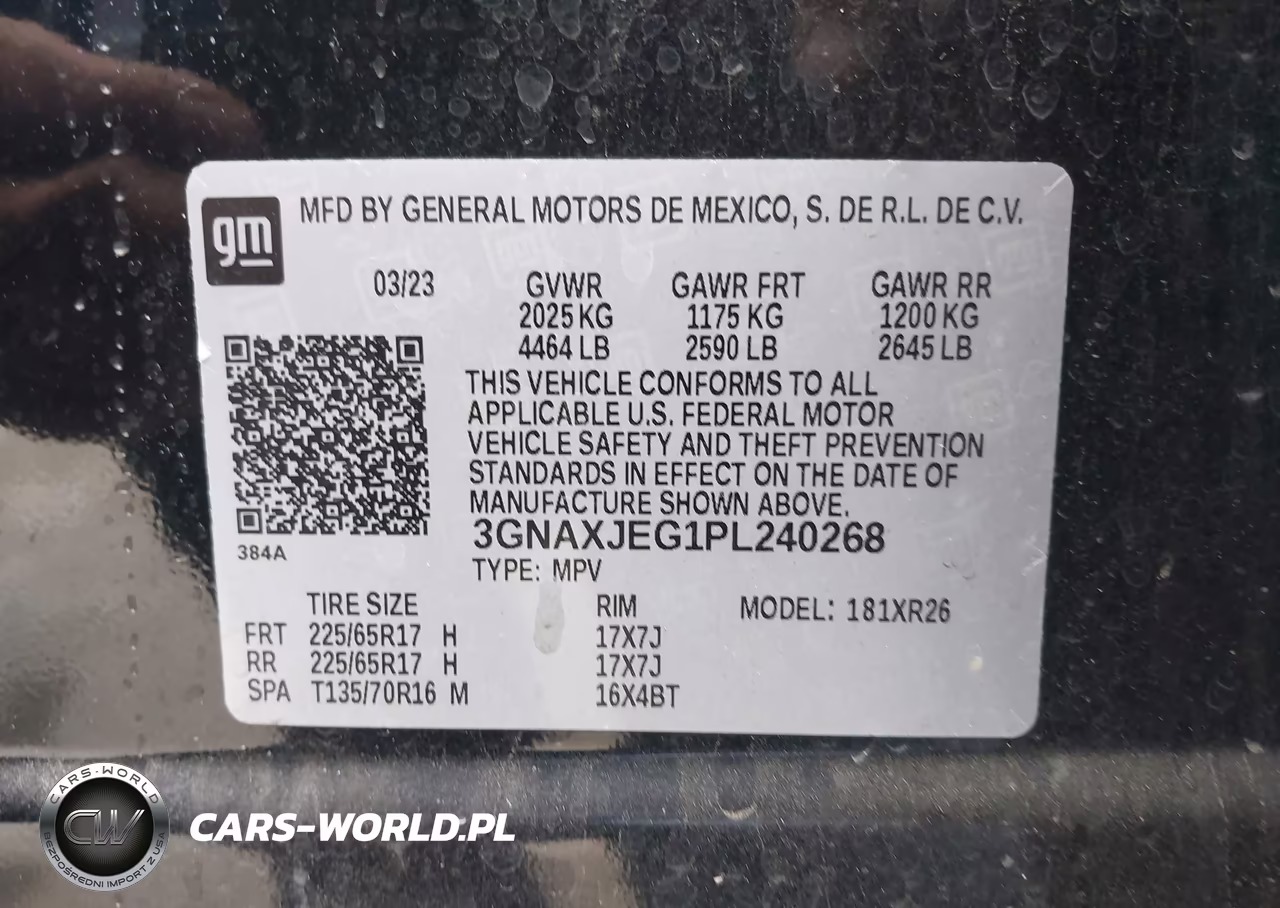 2023 Chevrolet Equinox Fwd 2Fl VIN:3GNAXJEG1PL240268 - 9