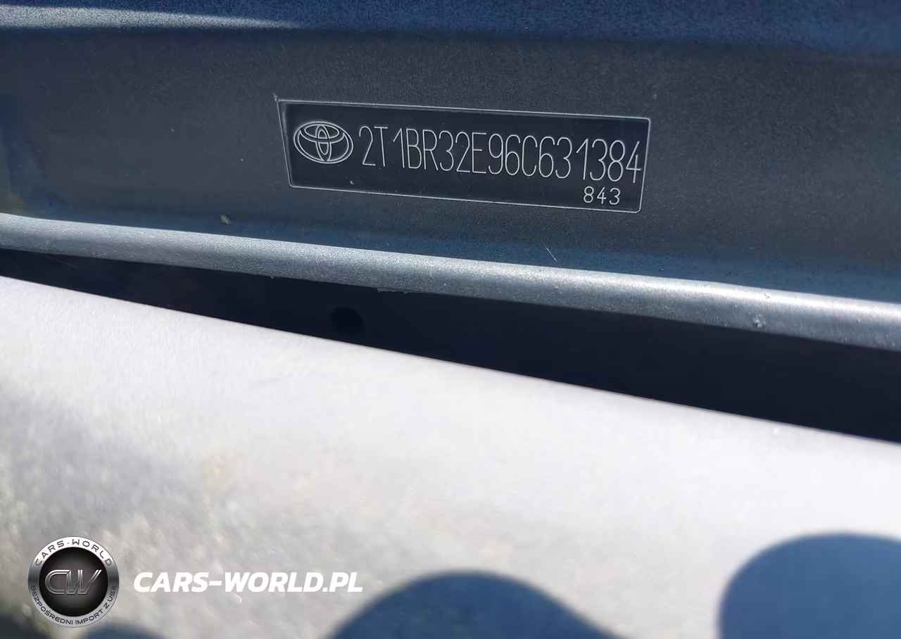 2006 Toyota Corolla Ce VIN:2T1BR32E96C631384 - 9