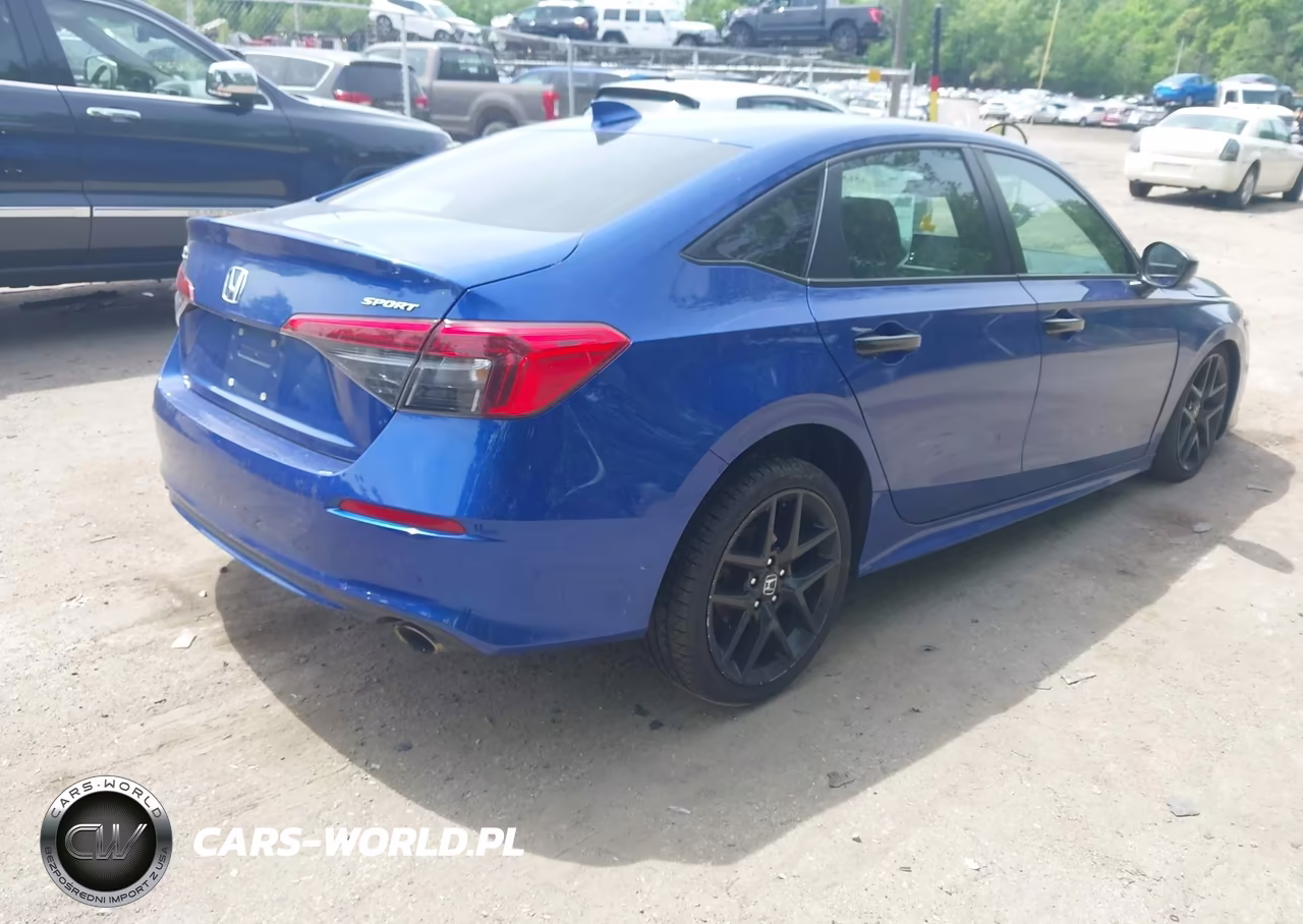 2022 Honda Civic Sport VIN:2HGFE2F59NH557956 - 4