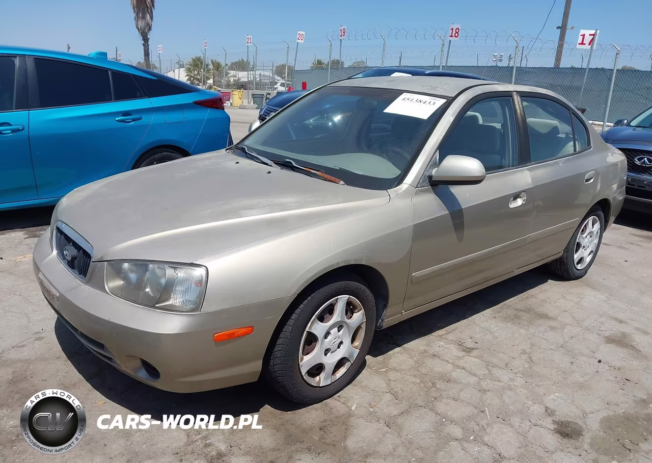 2001 Hyundai Elantra Gls VIN:KMHDN45D91U164195 - 2