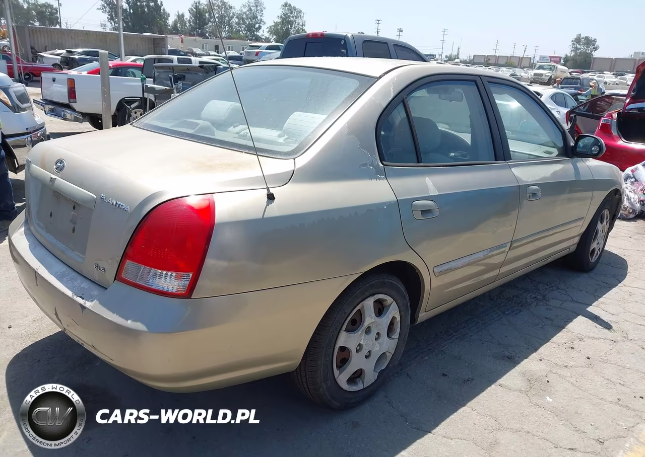 2001 Hyundai Elantra Gls VIN:KMHDN45D91U164195 - 4