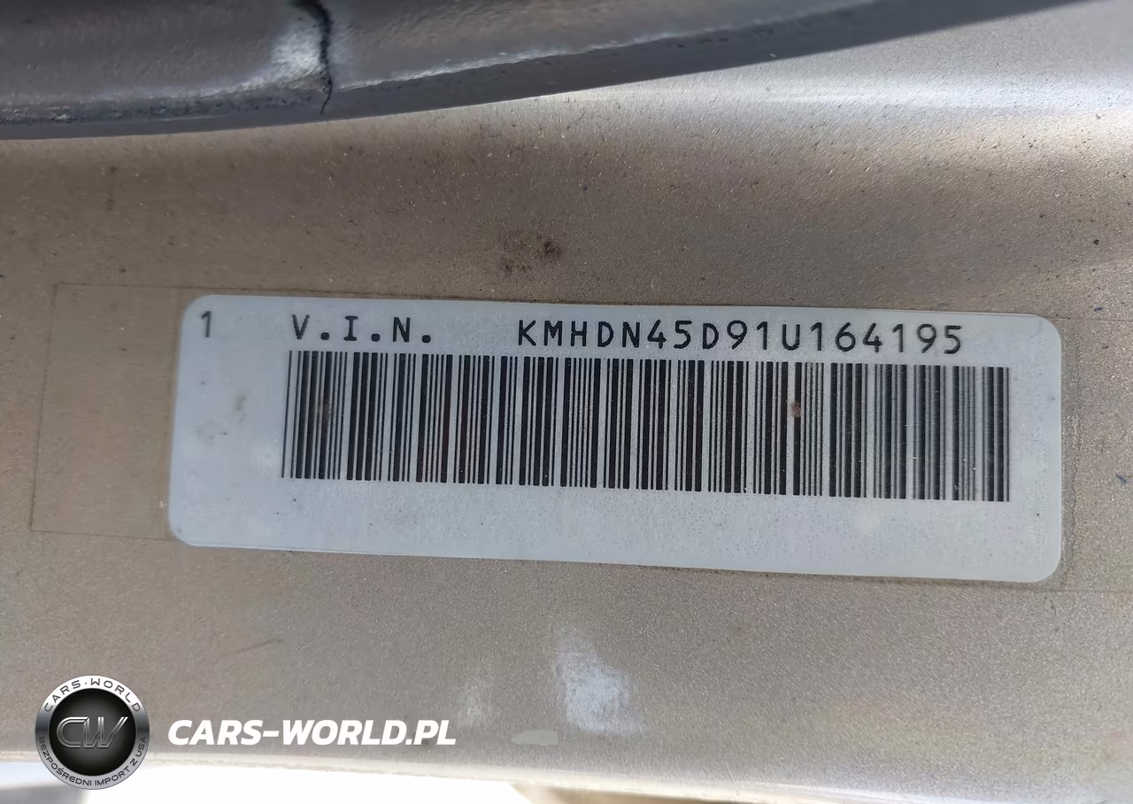 2001 Hyundai Elantra Gls VIN:KMHDN45D91U164195 - 9