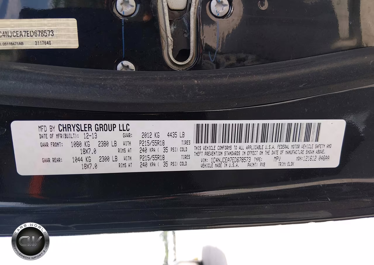 2014 Jeep Compass High Altitude VIN:1C4NJCEA7ED678573 - 9