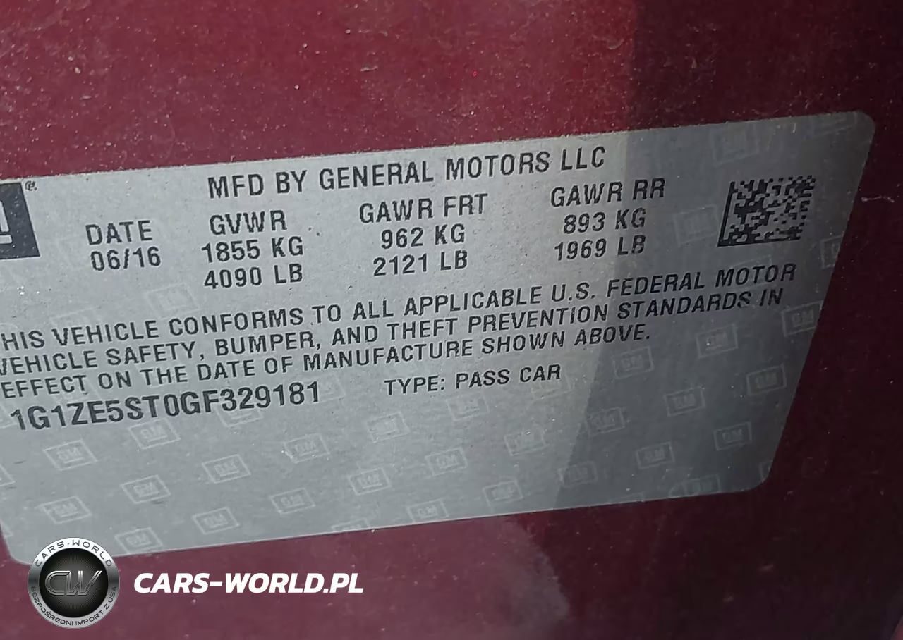2016 Chevrolet Malibu 1Lt VIN:1G1ZE5ST0GF329181 - 9