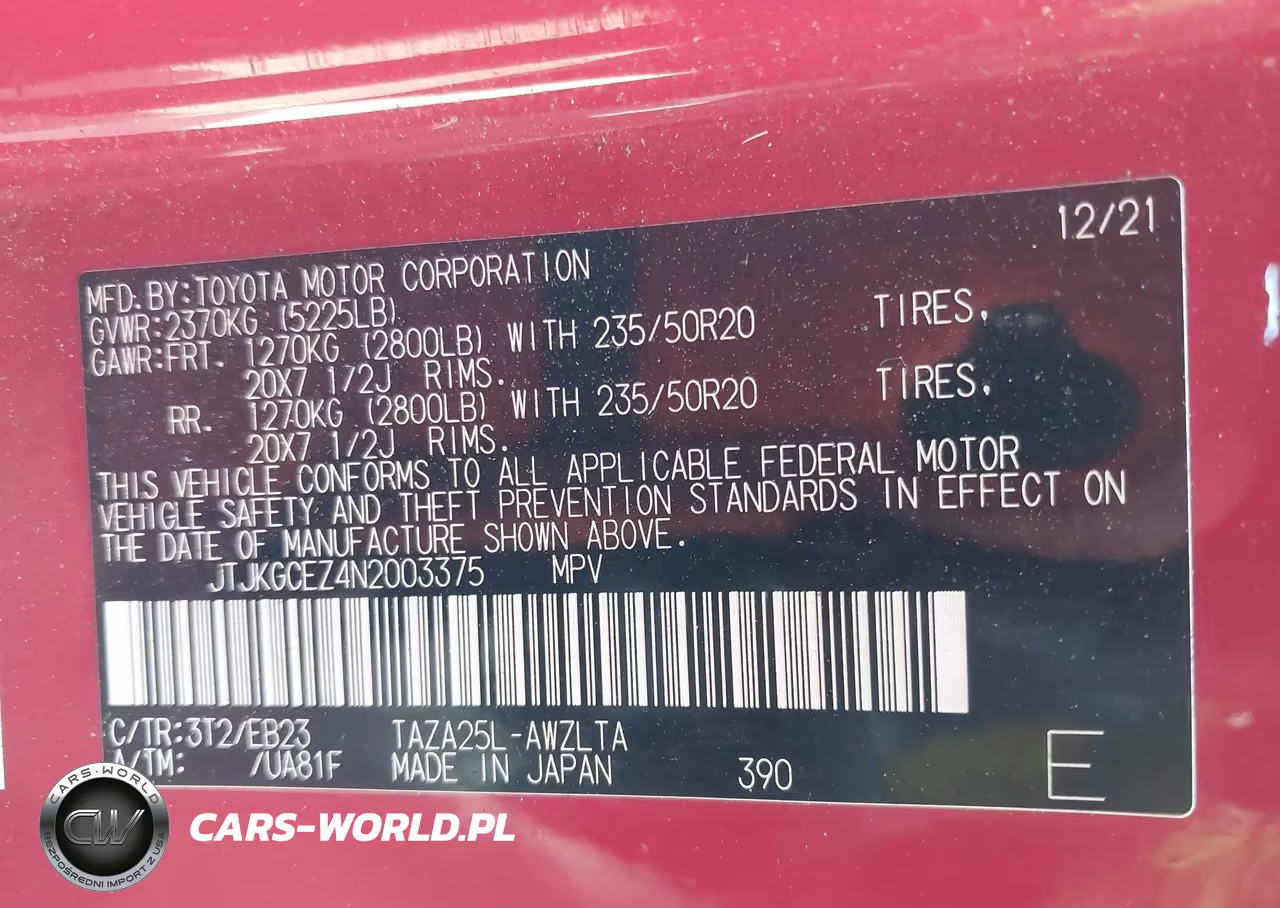 2022 Lexus Nx 350 VIN:JTJKGCEZ4N2003375 - 9