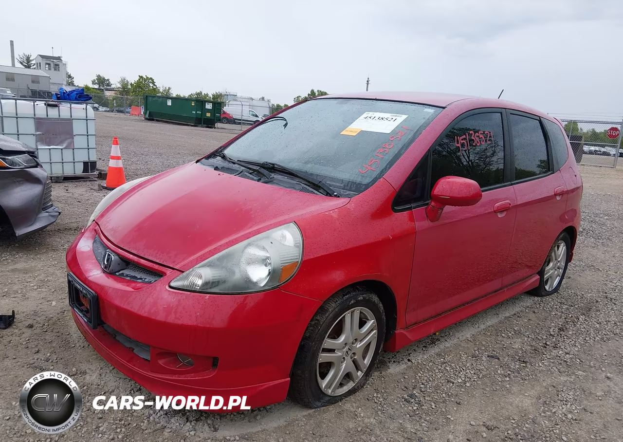 2007 Honda Fit Sport VIN:JHMGD38677S053014 - 2