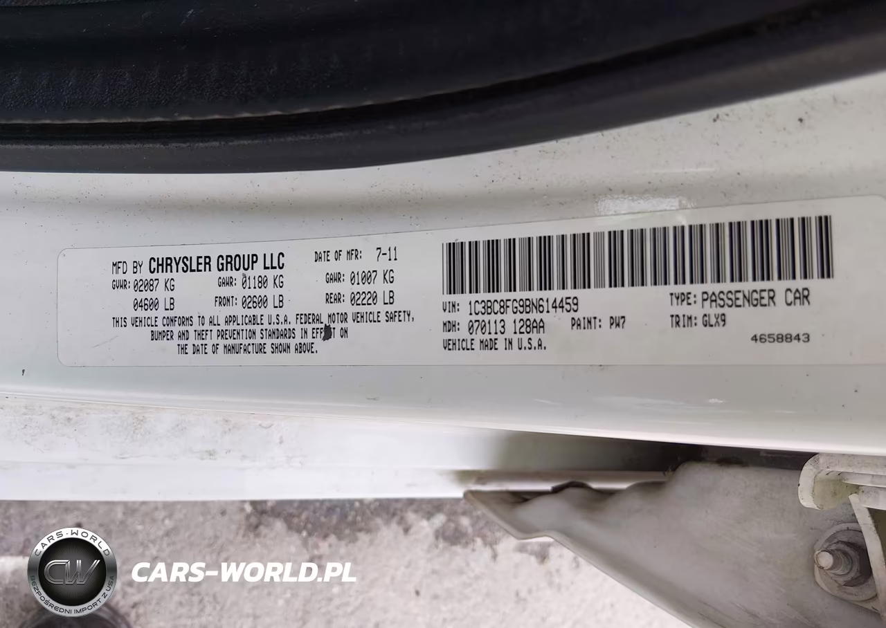 2011 Chrysler 200 S VIN:1C3BC8FG9BN614459 - 9