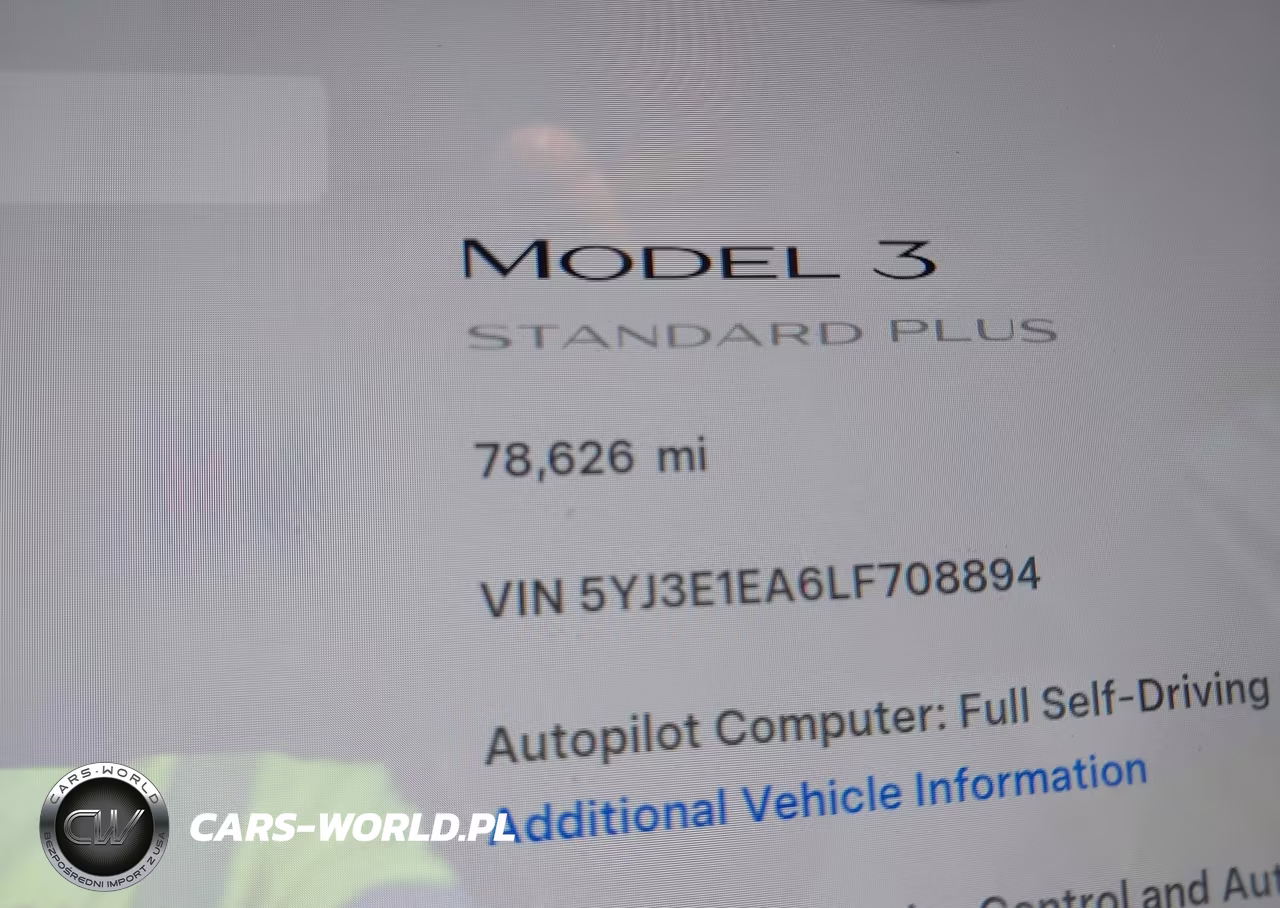 2020 Tesla Model 3 Standard Range Plus Rear-Wheel Drive-Standard Range Rear-Wheel Drive VIN:5YJ3E1EA6LF708894 - 7