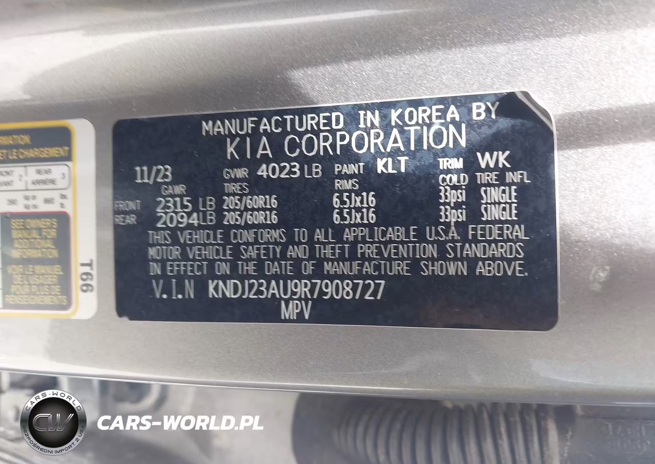 2024 Kia Soul Lx VIN:KNDJ23AU9R7908727 - 9