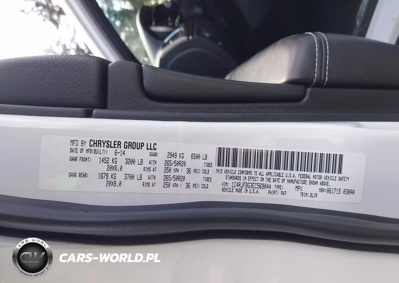 2014 Jeep Grand Cherokee Limited VIN:1C4RJFBG3EC569044 - 9