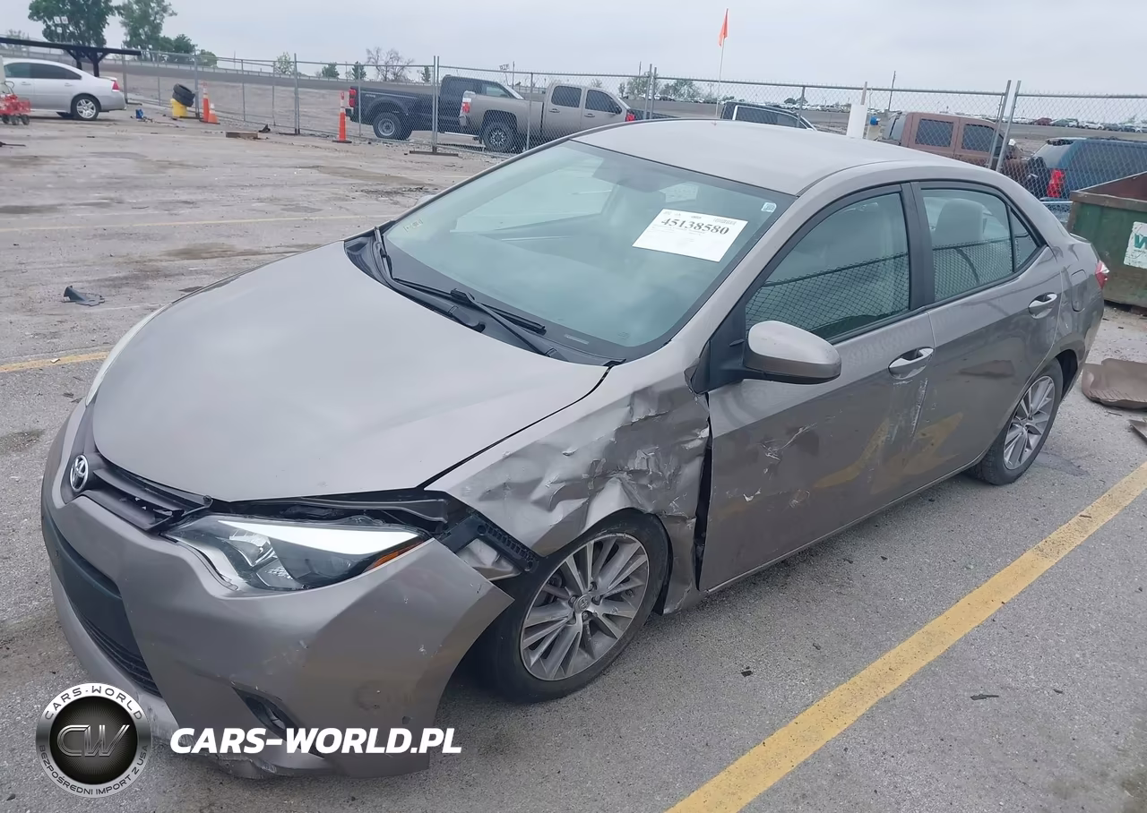 2014 Toyota Corolla Le Plus VIN:5YFBURHE0EP117785 - 2