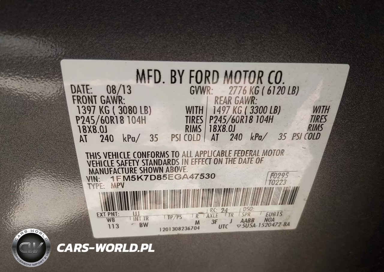 2014 Ford Explorer Xlt VIN:1FM5K7D85EGA47530 - 9