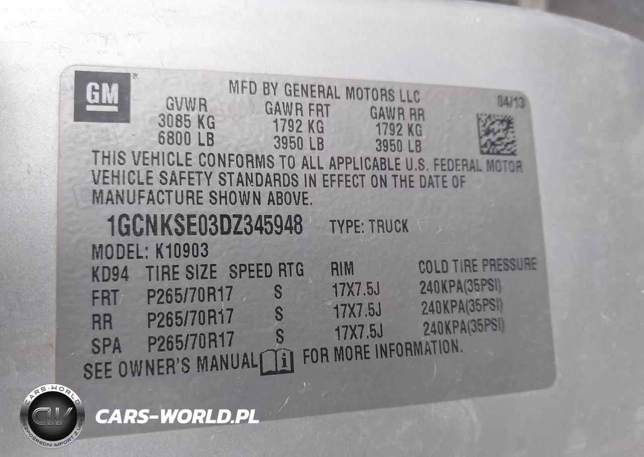 2013 Chevrolet Silverado 1500 Lt VIN:1GCNKSE03DZ345948 - 9