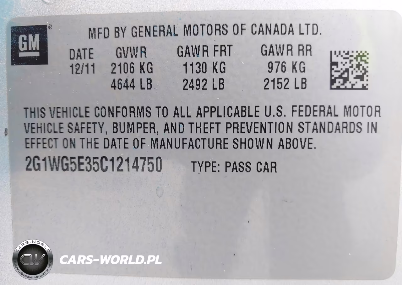 2012 Chevrolet Impala Lt VIN:2G1WG5E35C1214750 - 9