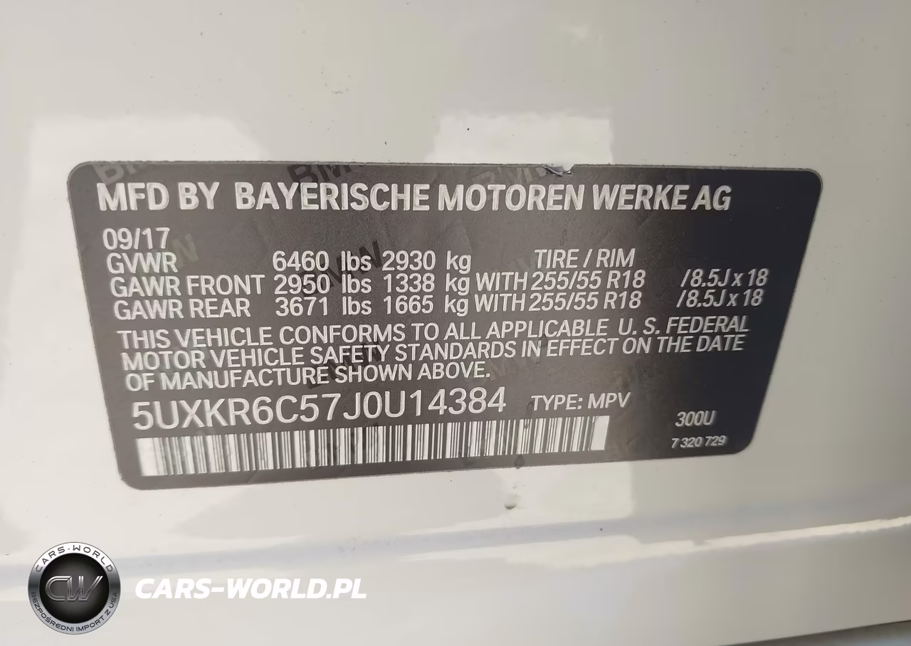 2018 BMW X5 xDrive50I VIN:5UXKR6C57J0U14384 - 9