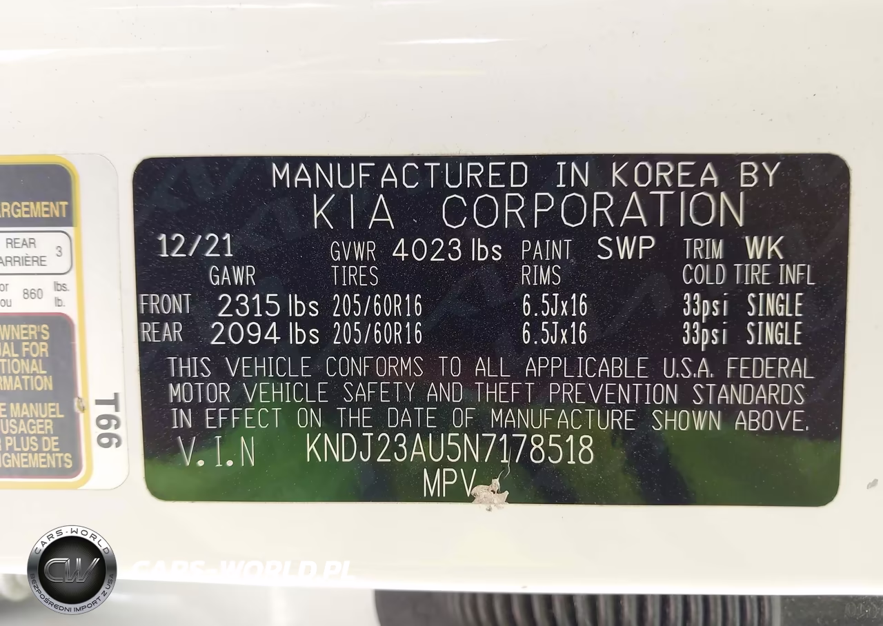 2022 Kia Soul Lx VIN:KNDJ23AU5N7178518 - 9