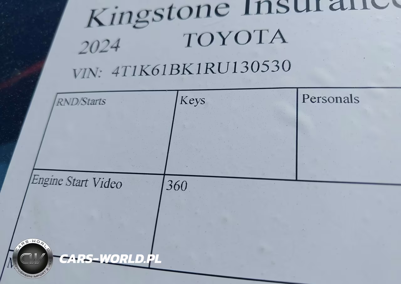 2024 Toyota Camry Xse VIN:4T1K61BK1RU130530 - 20