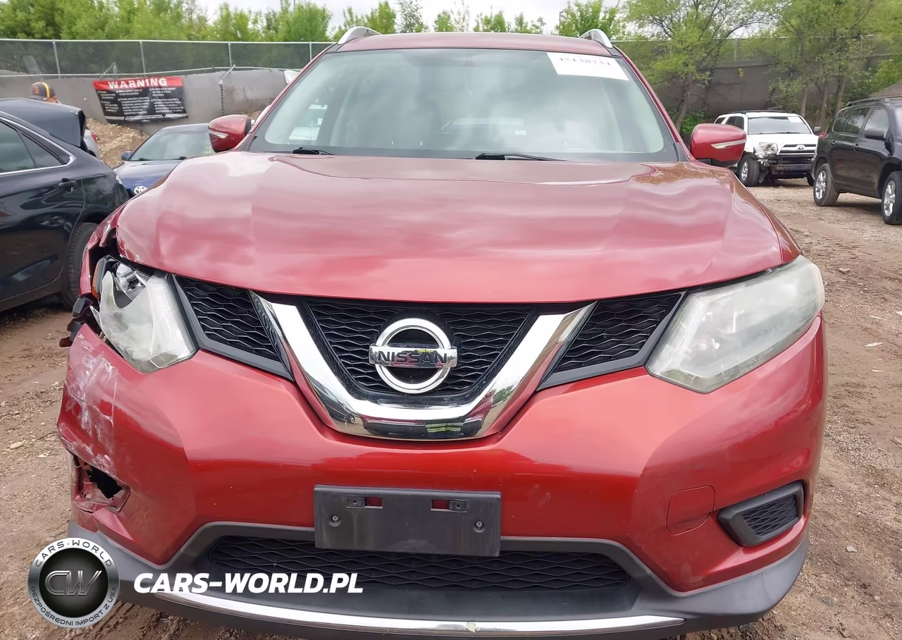 2015 Nissan Rogue Sv VIN:KNMAT2MVXFP558161 - 12
