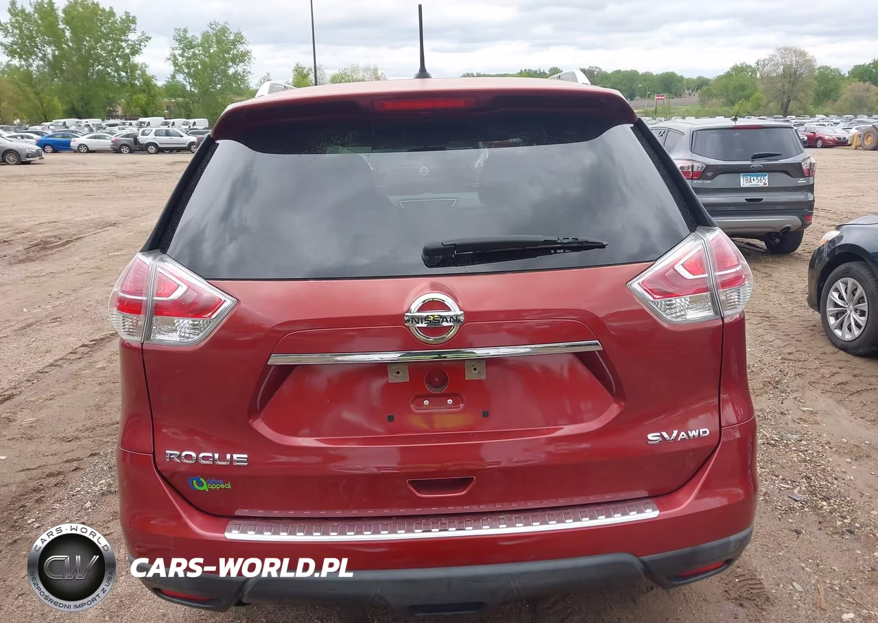 2015 Nissan Rogue Sv VIN:KNMAT2MVXFP558161 - 16