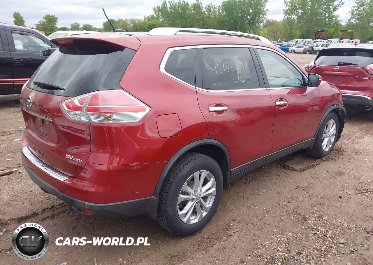 2015 Nissan Rogue Sv VIN:KNMAT2MVXFP558161 - 4