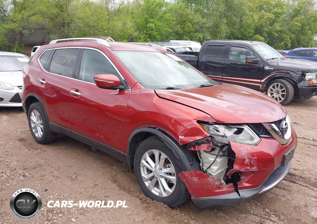 2015 Nissan Rogue Sv VIN:KNMAT2MVXFP558161 - 6