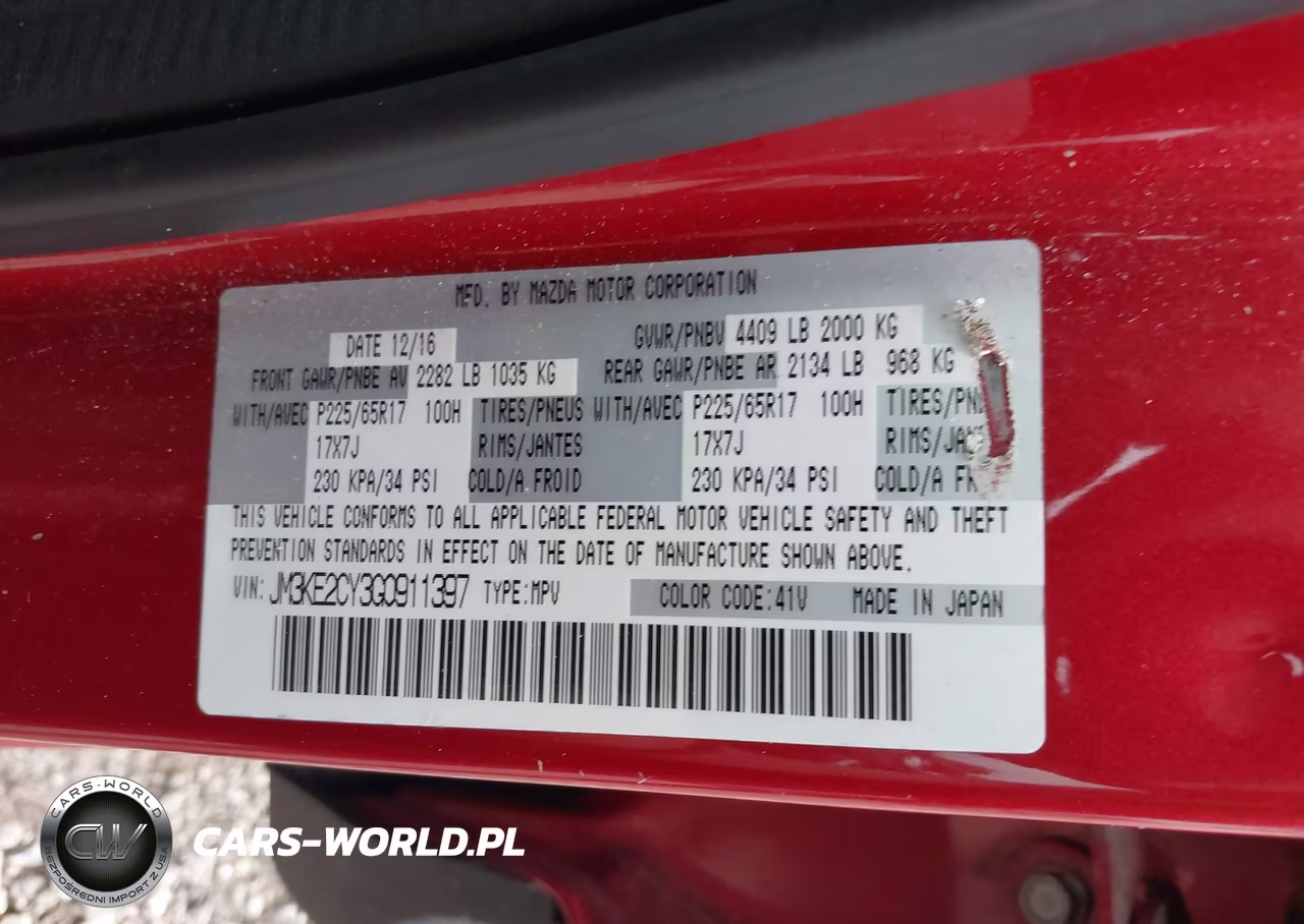2016 Mazda Cx-5 Touring VIN:JM3KE2CY3G0911397 - 9
