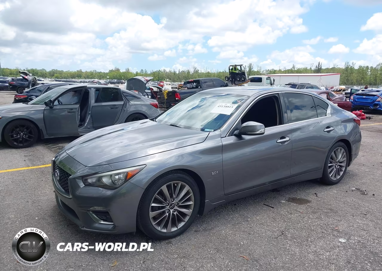 2018 Infiniti Q50 3.0T Luxe VIN:JN1EV7AP8JM360707 - 2