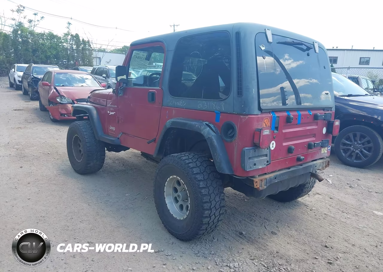 1998 Jeep Wrangler Sport VIN:1J4FY19S9WP776988 - 3
