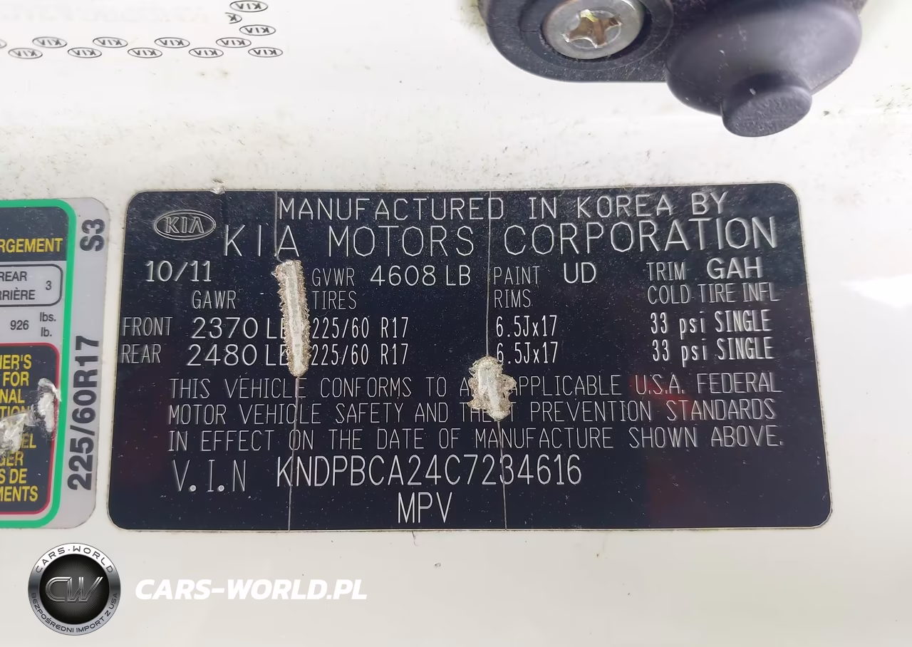 2012 Kia Sportage Lx VIN:KNDPBCA24C7234616 - 9