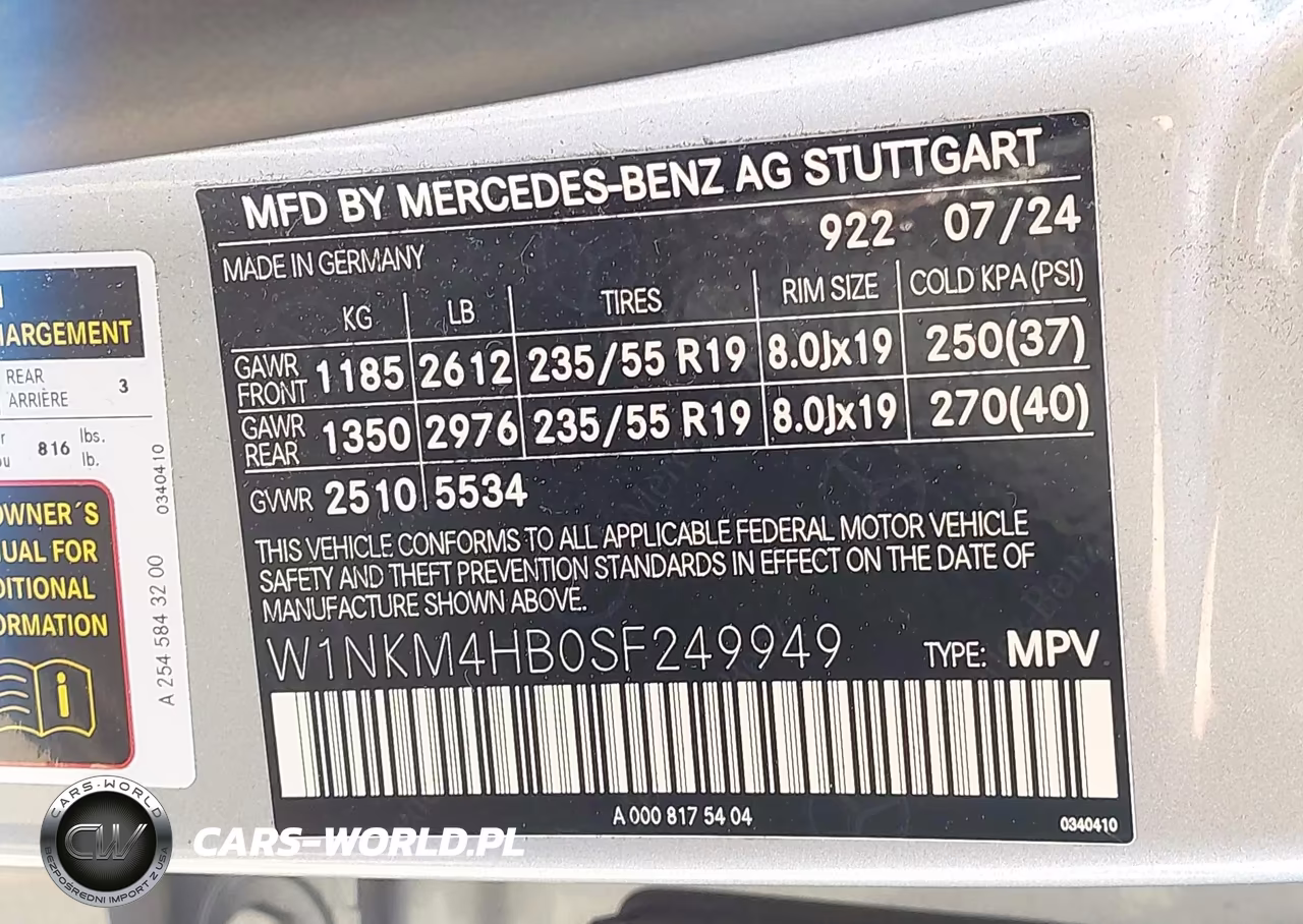 2025 Mercedes-Benz Glc 300 4Matic Suv VIN:W1NKM4HB0SF249949 - 9