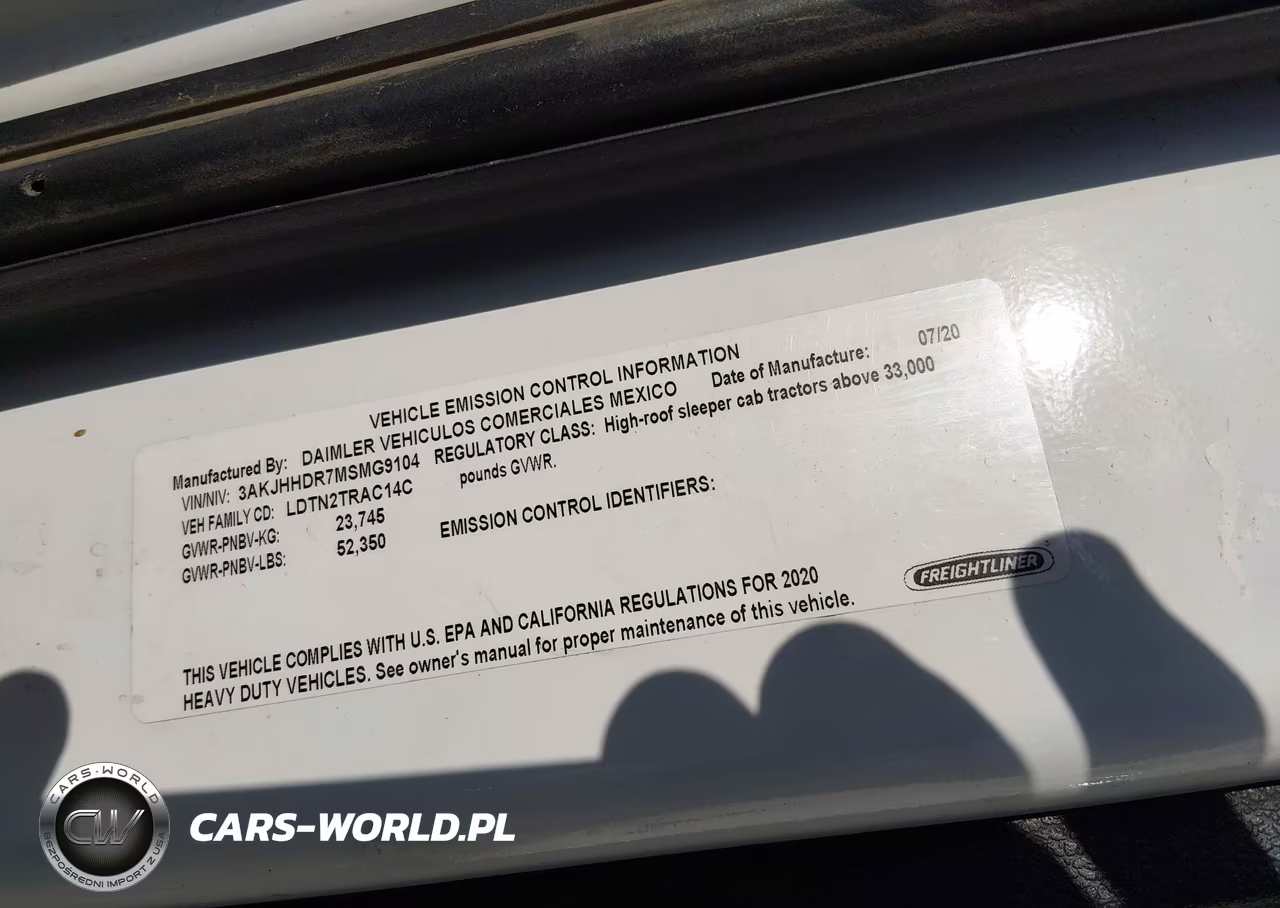 2021 Freightliner New Cascadia 126 VIN:3AKJHHDR7MSMG9104 - 8