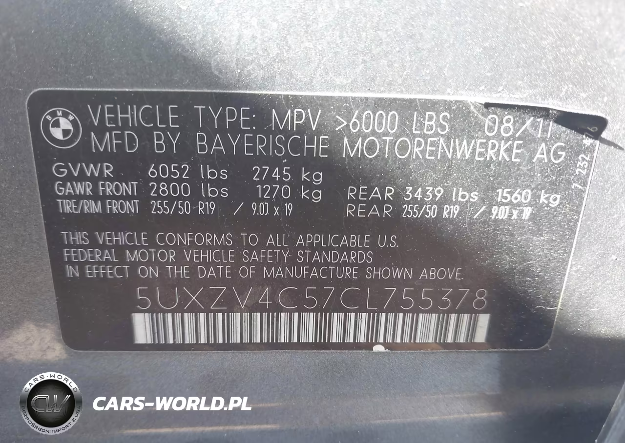2012 BMW X5 xDrive35I-xDrive35I Premium-xDrive35I Sport Activity VIN:5UXZV4C57CL755378 - 9