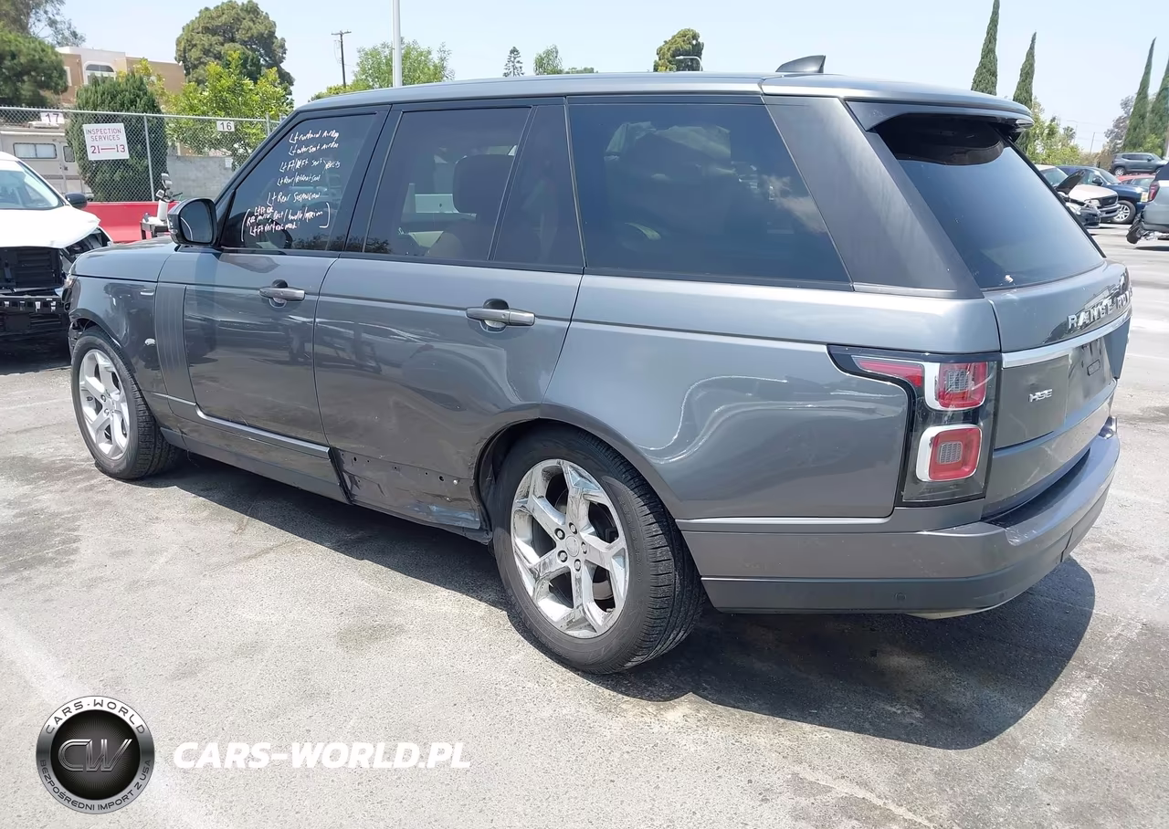 2018 Land Rover Range Rover 3.0L V6 Supercharged Hse VIN:SALGS2SVXJA394348 - 3