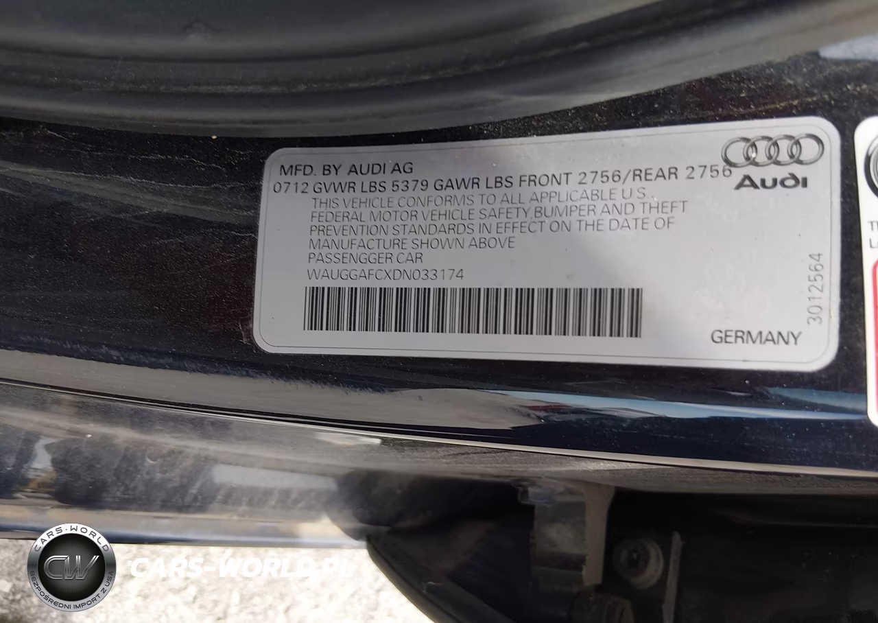 2013 Audi A6 3.0T Premium VIN:WAUGGAFCXDN033174 - 9