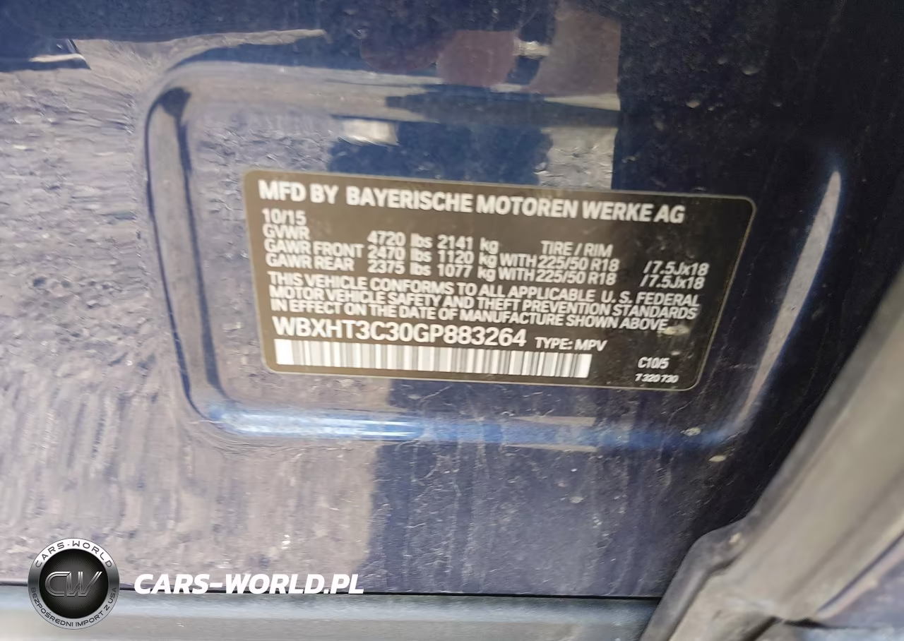 2016 BMW X1 xDrive28I VIN:WBXHT3C30GP883264 - 9
