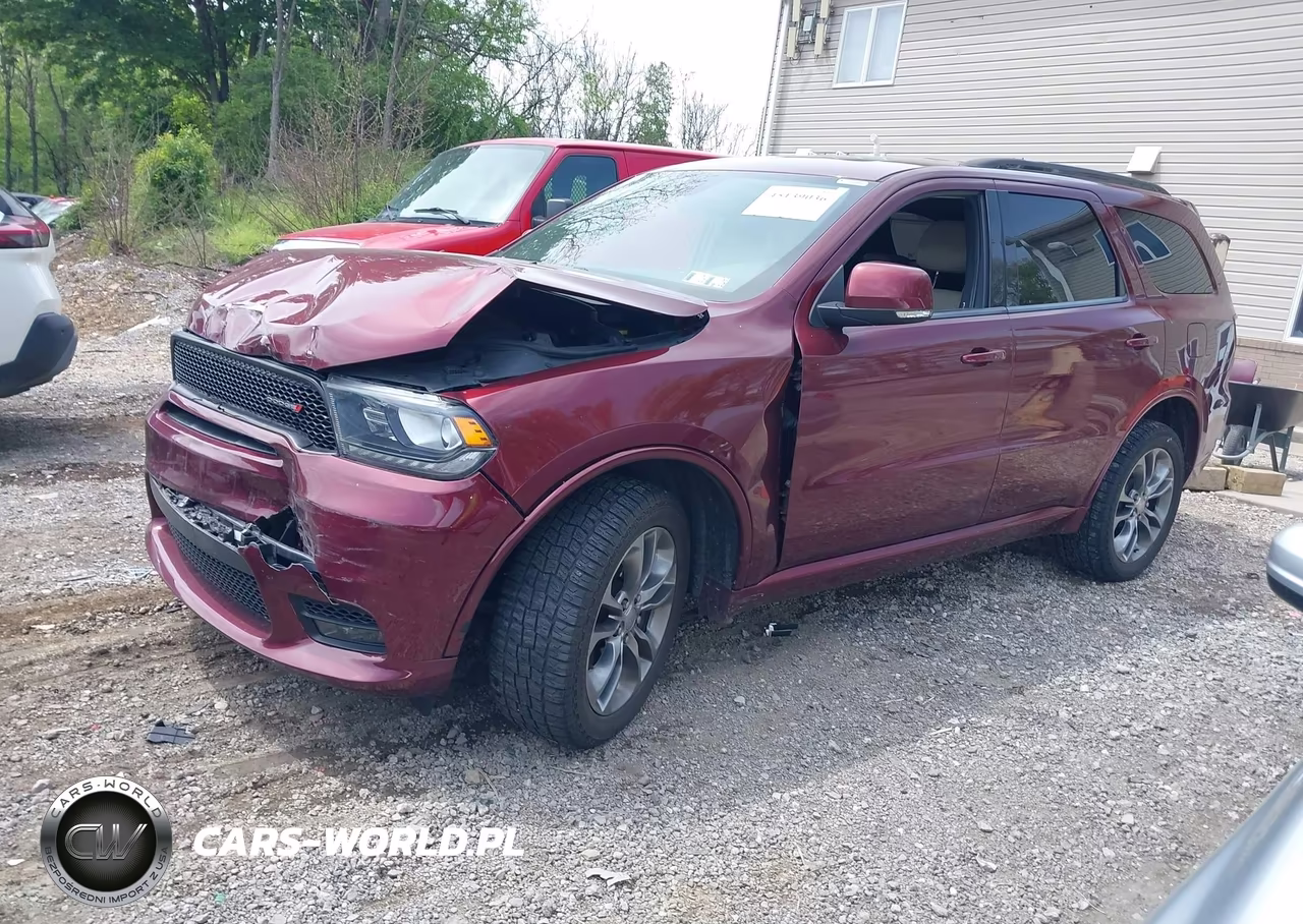 2019 Dodge Durango Gt Plus Awd VIN:1C4RDJDGXKC777411 - 2