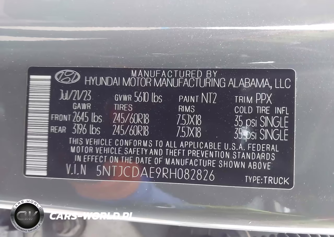 2024 Hyundai Santa Cruz Sel VIN:5NTJCDAE9RH082826 - 9
