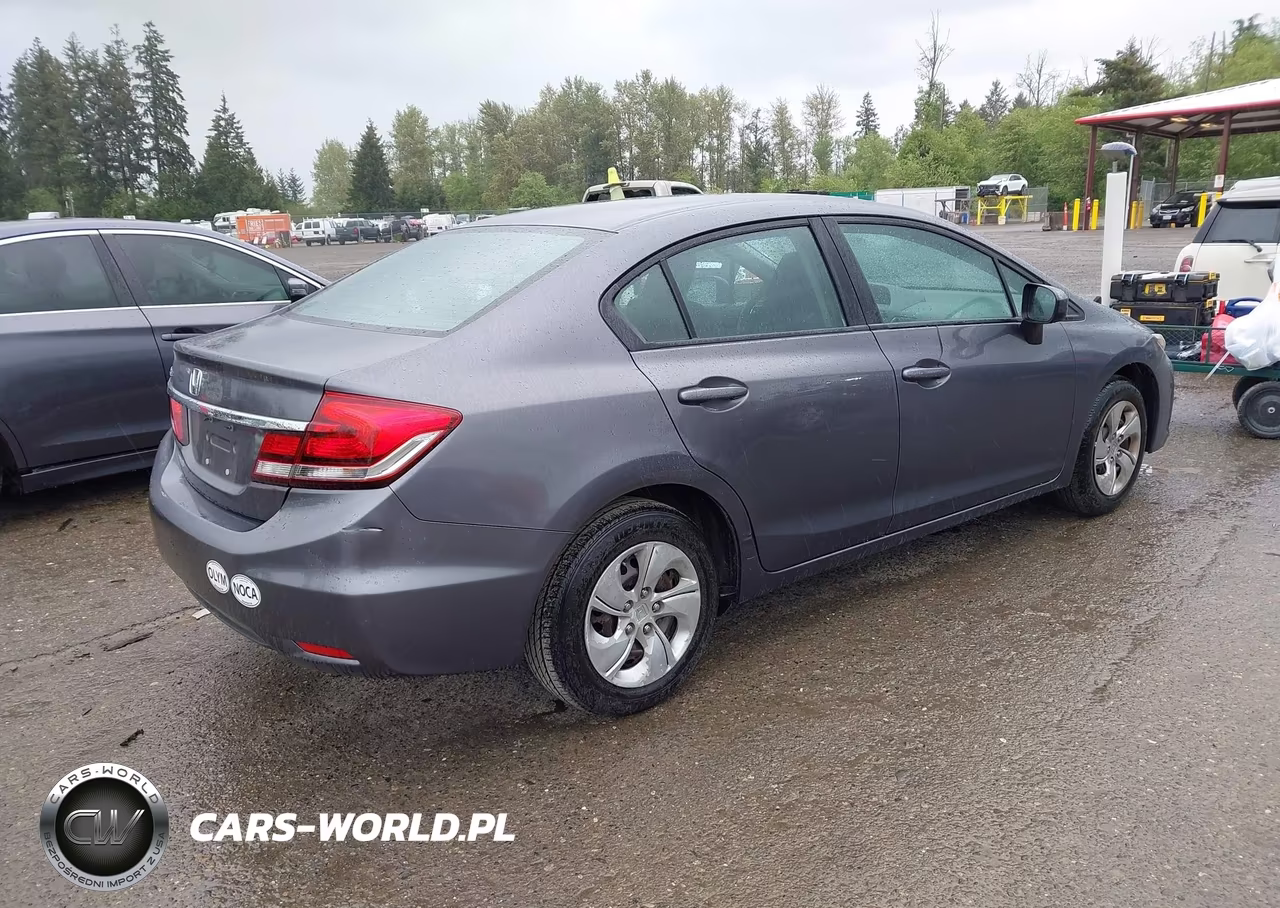 2014 Honda Civic Lx VIN:19XFB2F51EE042047 - 4