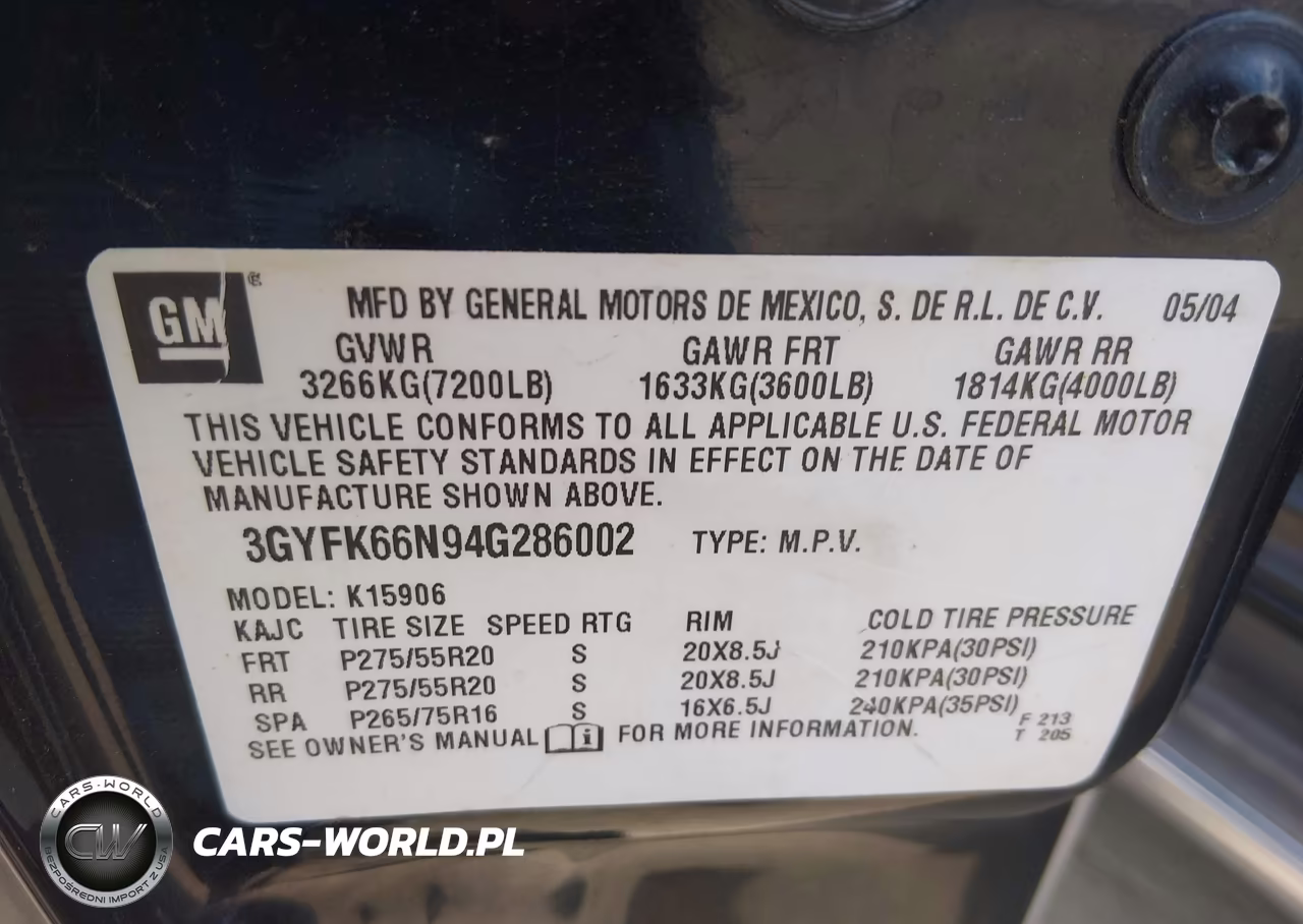 2004 Cadillac Escalade Esv Platinum Edition VIN:3GYFK66N94G286002 - 9